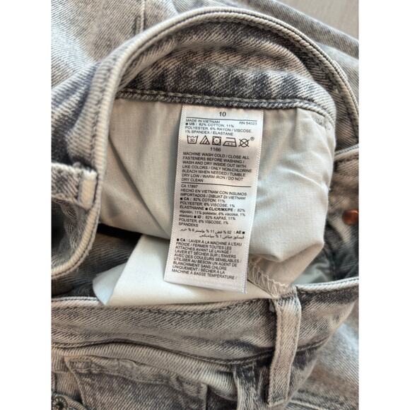 OLD NAVY GRAY ROCKSTAR SUPER SKINNY JEANS SIZE 10 - Picture 6 of 6